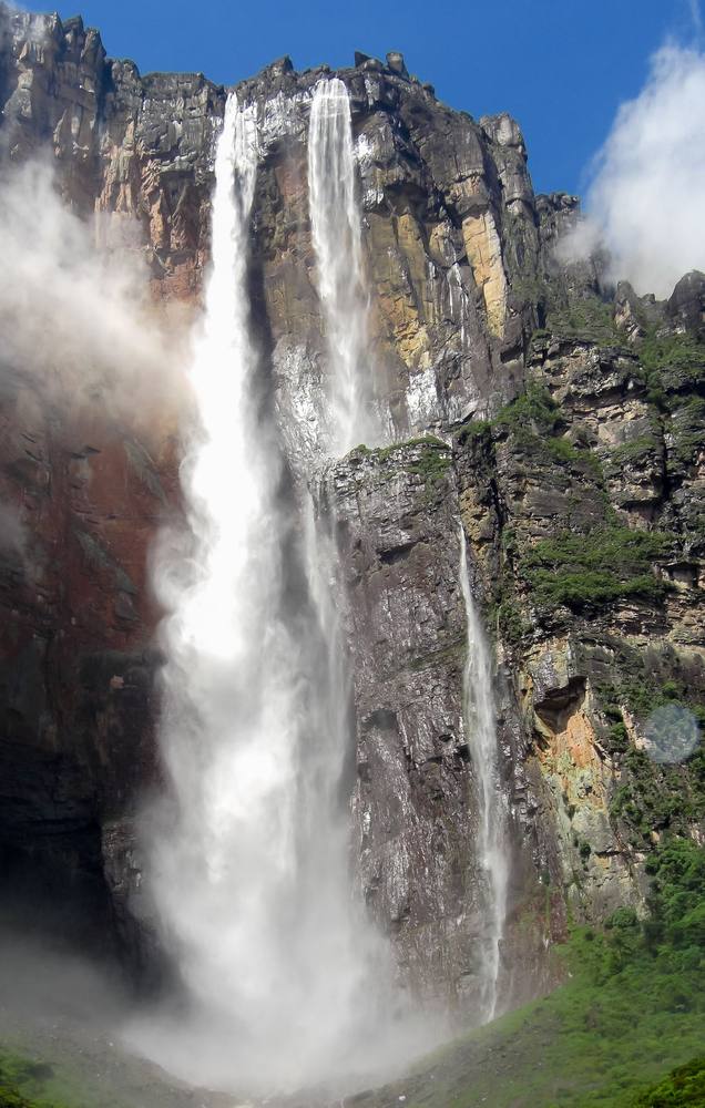 Salto Ángel, la catarata más alta del mundo, en el Parque Nacional Canaima